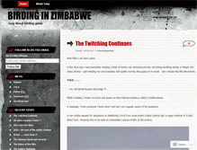 Tablet Screenshot of birdingzimbabwe.com